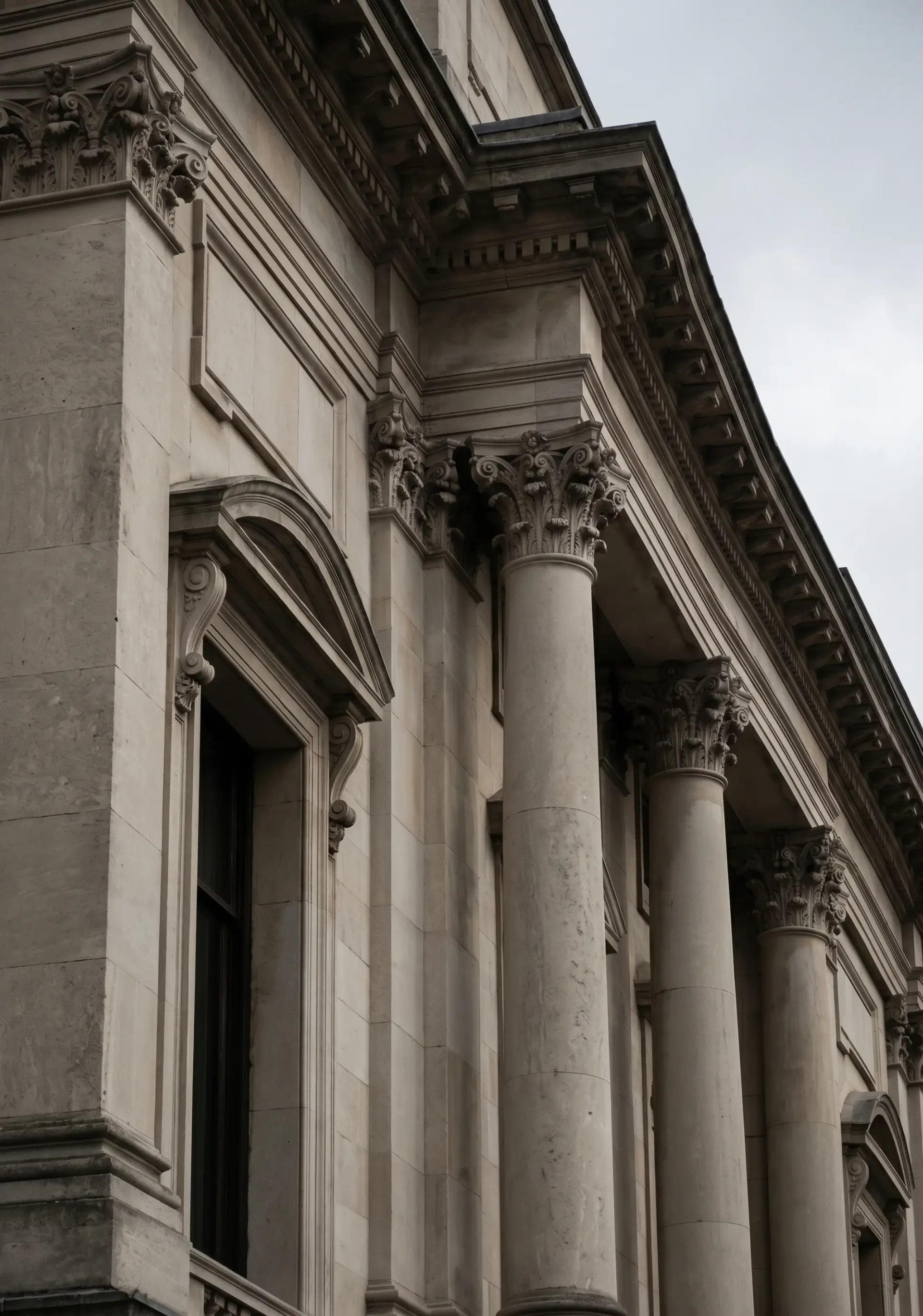 Stone facade architecture